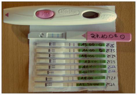 Schwanger ovulationstest mit bis lange wie Wie lange