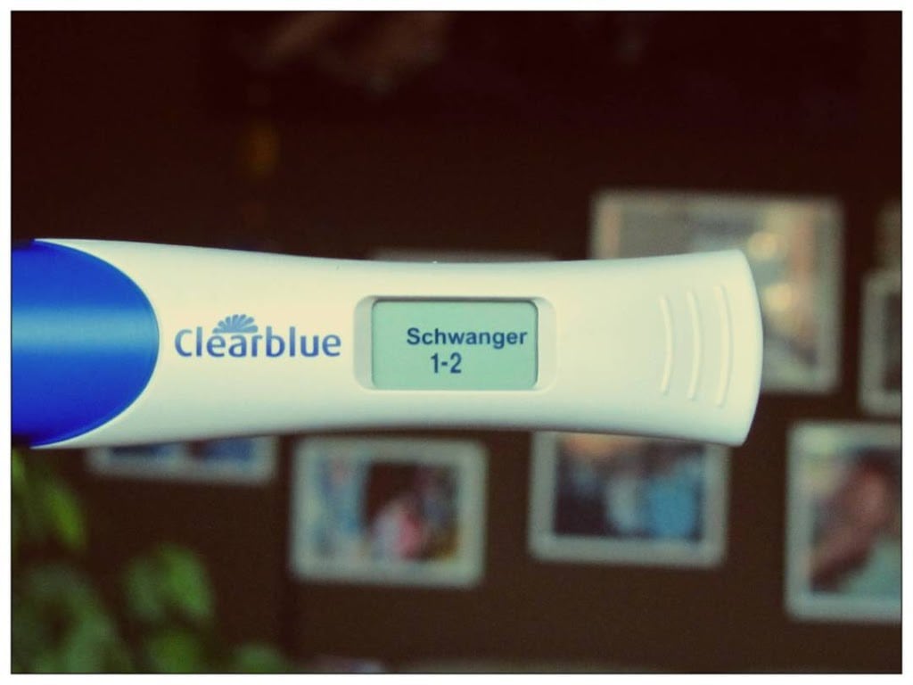 Schwach schwangerschaftstest positiv ganz Positiver Schwangerschaftstest: