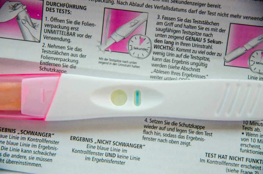 Leicht rosa schwangerschaftstest ᐅ Schwangerschaftstest