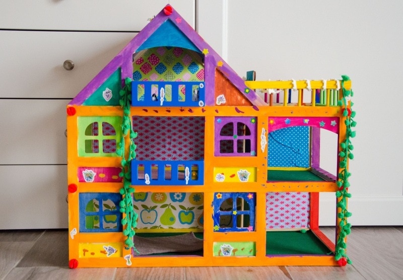 Lidl Puppenhaus nachher