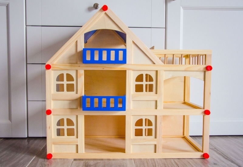 Lidl Puppenhaus vorher