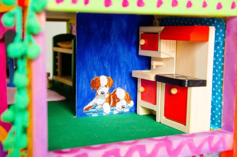 Puppenhaus basteln 2