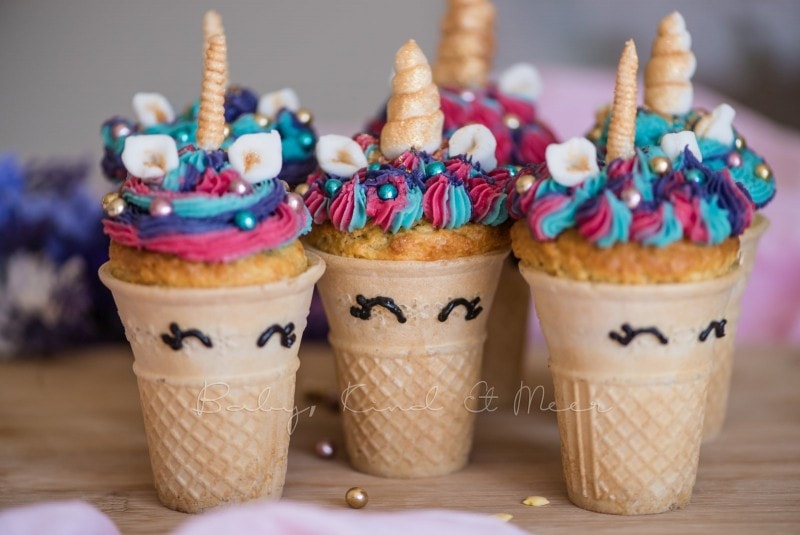 Einhorn Cupcakes Einhorn Muffins 7