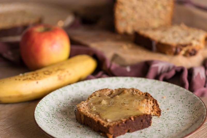 Honig Bananen Apfelkuchen Rezept babykindundmeer 10