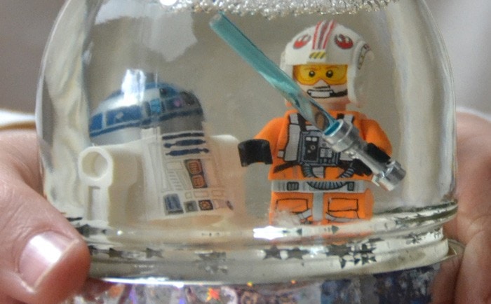 Schneekugel Star Wars basteln